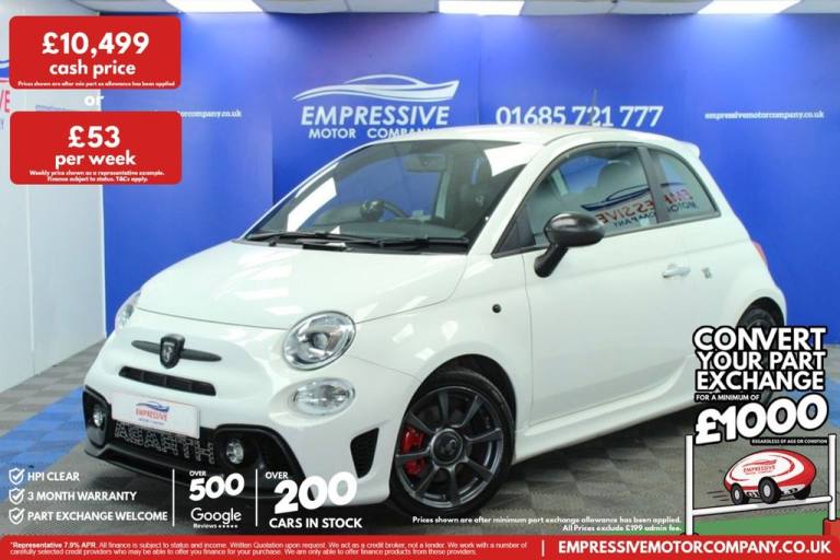 2019 Abarth 595 1.4 T-Jet 145 3dr HATCHBACK PETROL Manual