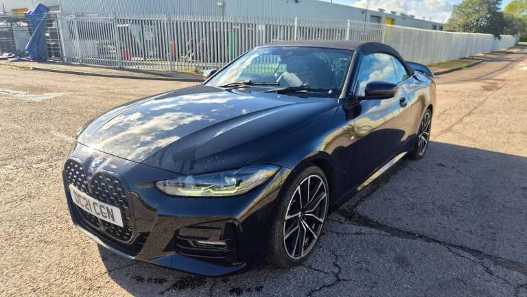 2021 BMW 4 SERIES 420i M Sport 2dr Step Auto Convertible Damaged Salvage