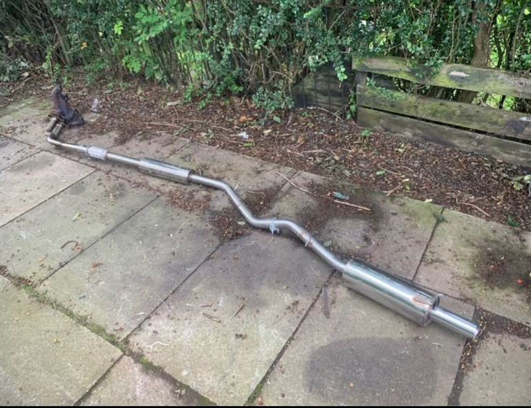 Mk2 VW golf stainless steel exhaust 