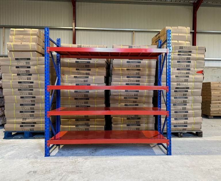 New All Metal Shelving / Racking For Sheds Garages Shops Stockrooms ...