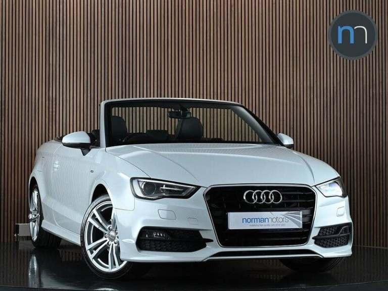 2016 Audi A3 1.4 TFSI 150 S Line 2dr [Nav] CONVERTIBLE PETROL Manual