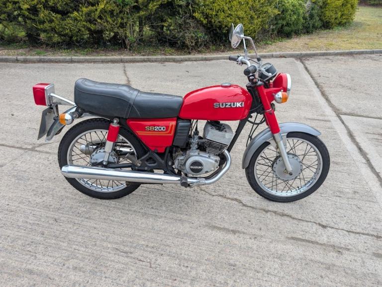 1981 Suzuki SB 200 19306 Miles Classic Suzuki SB200