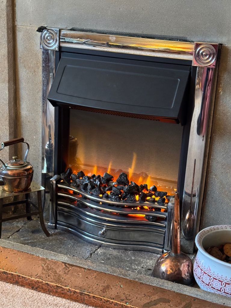 Dimplex Horton Inset Fire Silver Surround 