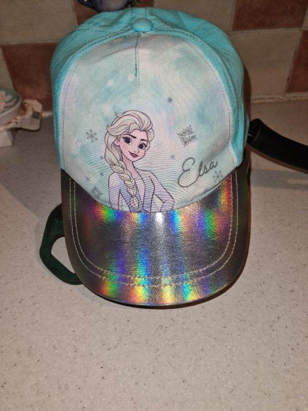 Frozen Elsa baseball cap 10-13yrs 56cm adjustable excellent condition 
