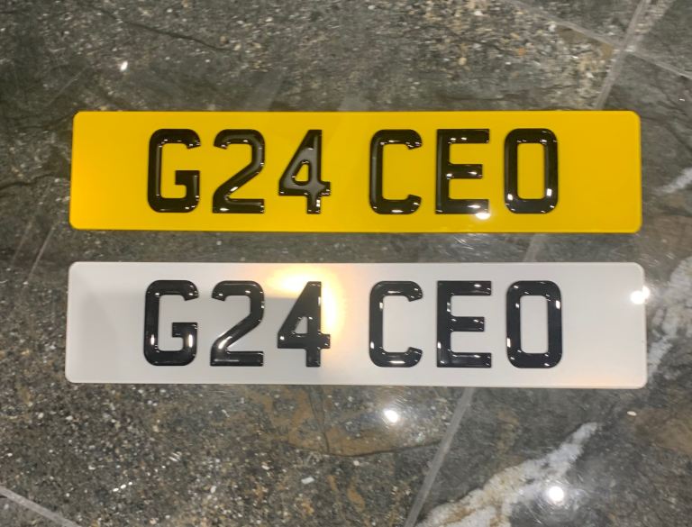 Private Number Plate : G24 CEO £2995 ONO 