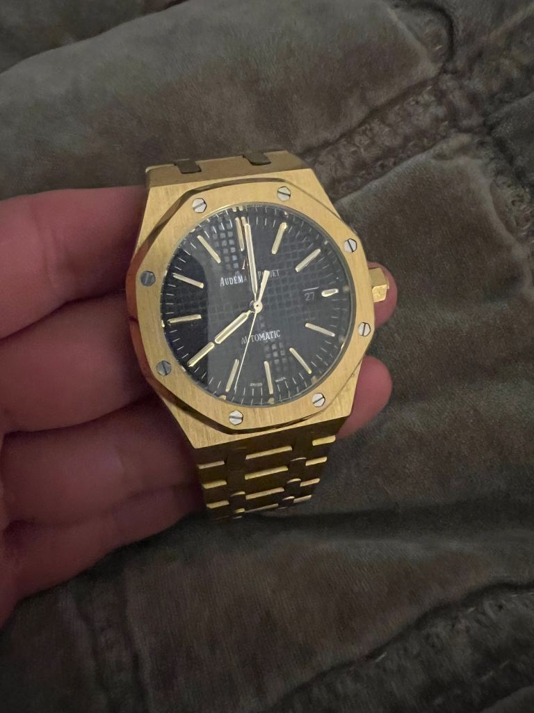 Men's Audemars Piguet Royal Oak Style Gold Watch - Automatic