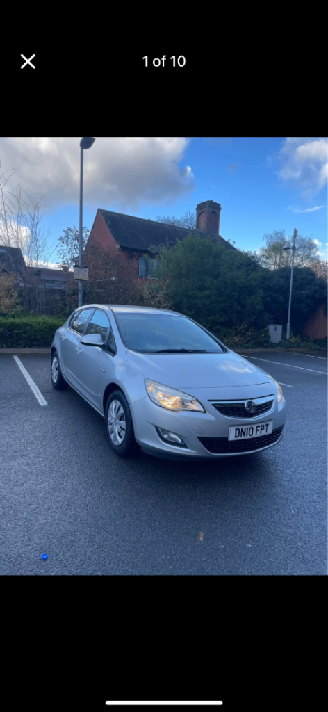 Vauxhall, ASTRA, Hatchback, 2010, Manual, 1686 (cc), 5 doors