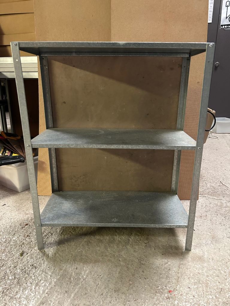 Small Galvanised Shelving unit
