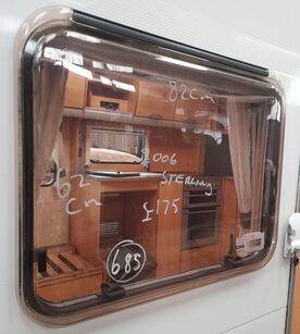 2006 sterling swift caravan side window 