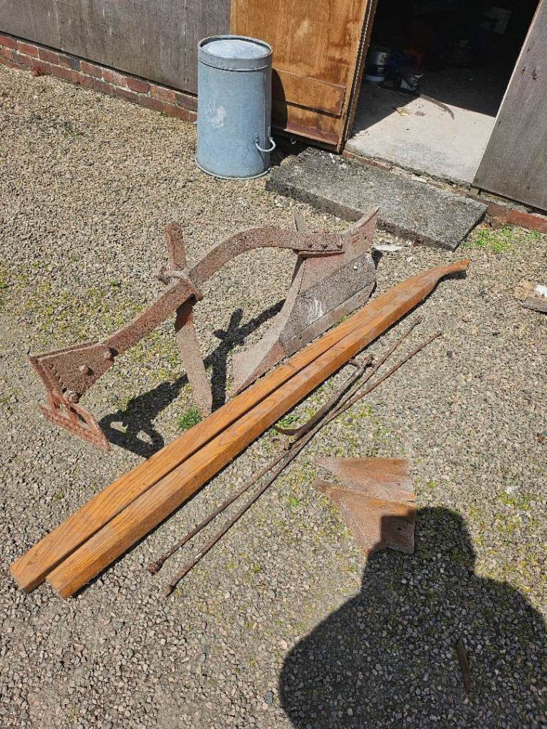 Antique horse plough