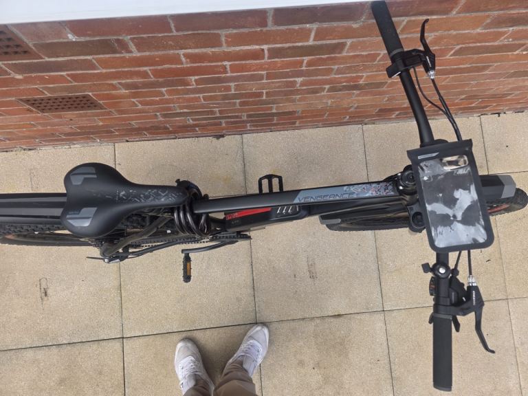 Carrera Electric Mountain Bike – Black, Good Condition