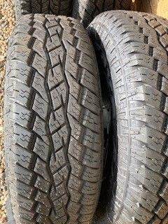 FIVE TYRES - 205/70/15  SUZUKI ALLOY RIMS