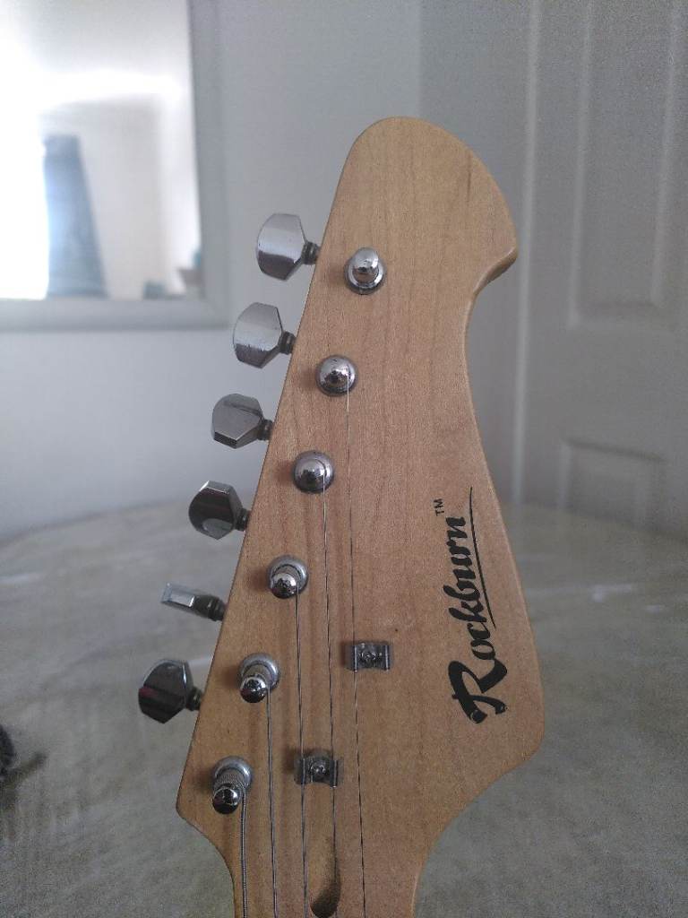 Rockburn Electric Guitar - and case 