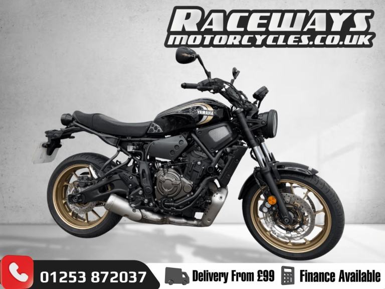 YAMAHA XSR700 2023 23 REG 15,254 MILES BLACK USED MOTORCYCLE 689CC