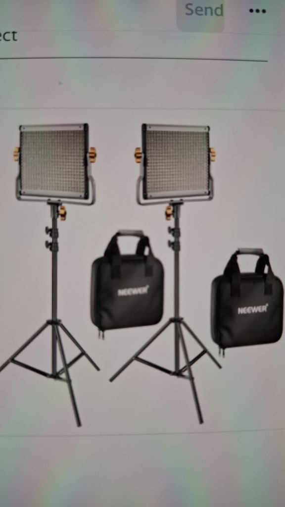 Video / photography light kit x 2