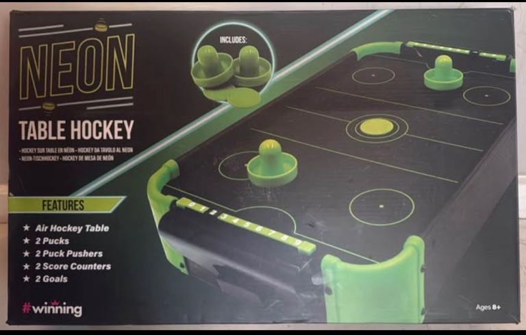 Table top air hockey game 
