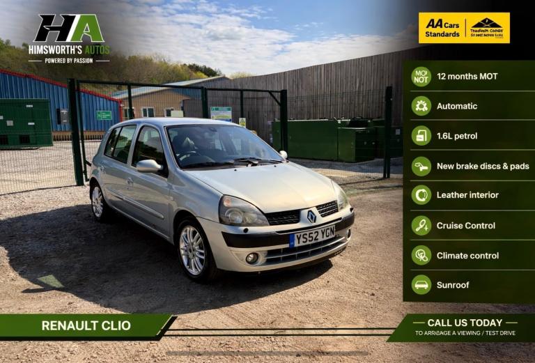 2003 Renault Clio 1.6 16v Initiale 5dr HATCHBACK Petrol Automatic