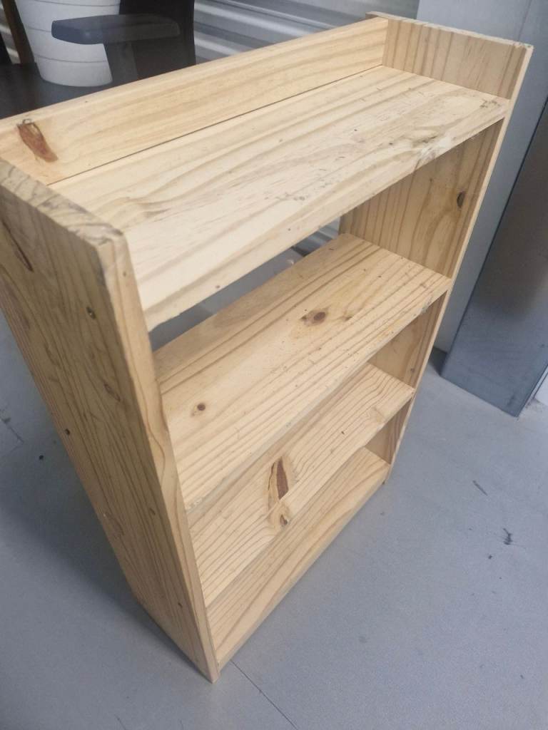 Small wooden shelves