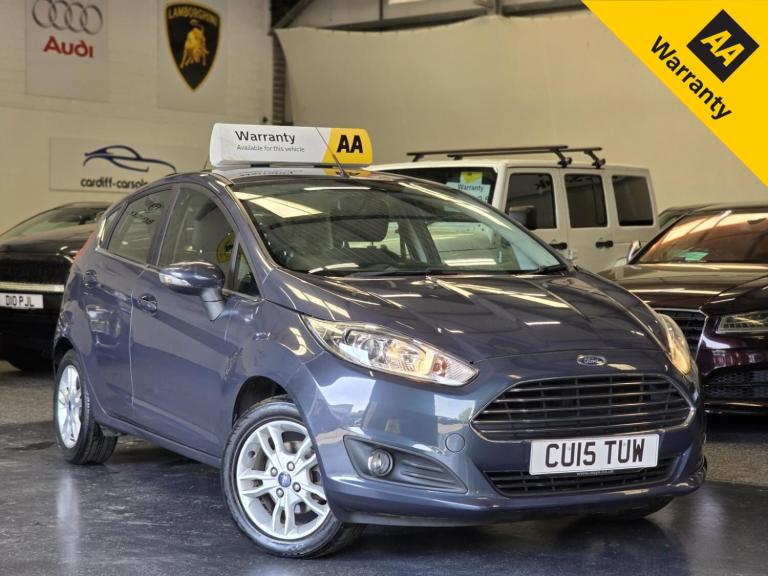 FORD FIESTA 1.0 Zetec Grey Manual Petrol 2015+Â?20 TAX+1 F-KEEPER+42K MILES+USB!