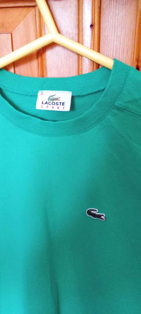 Lacoste green t-shirt 