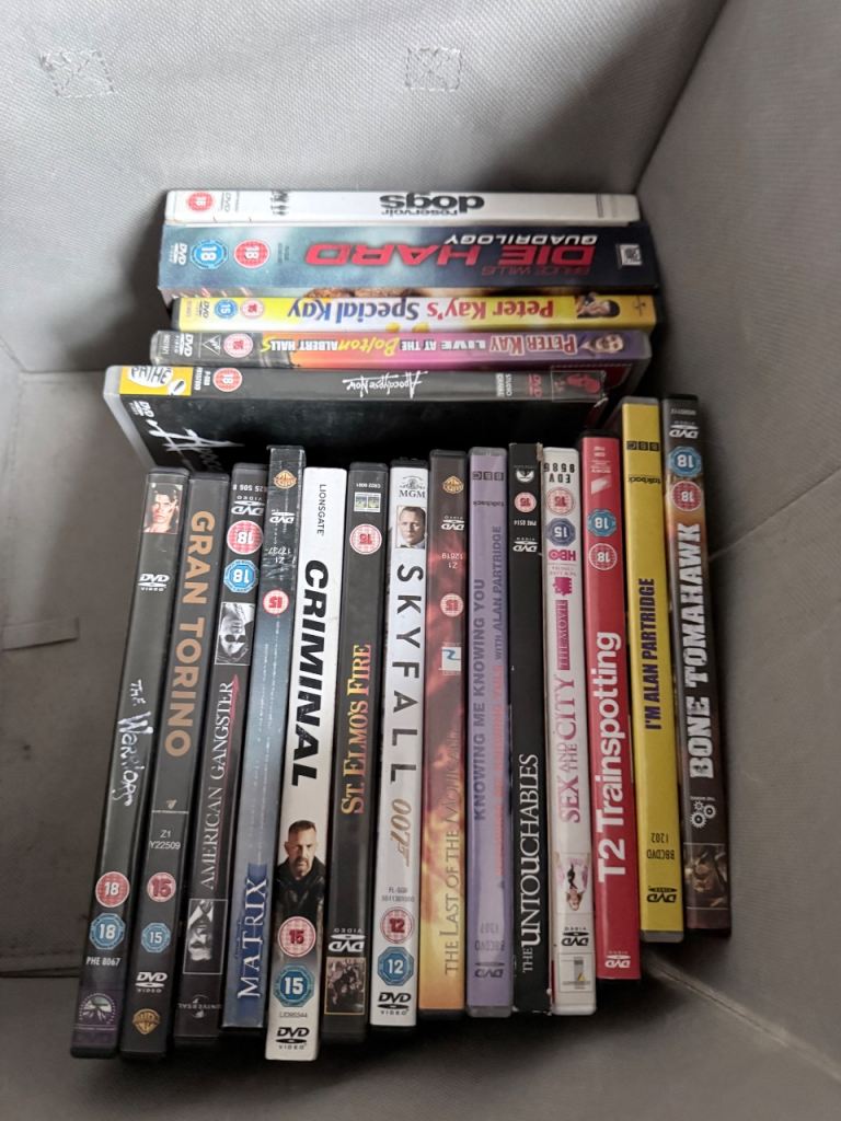 Over 50 dvds 