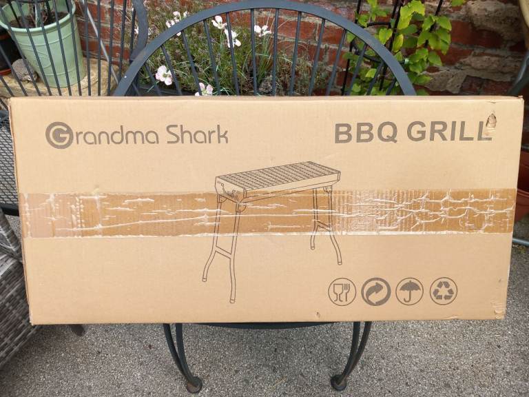 New and unused foldable bbq