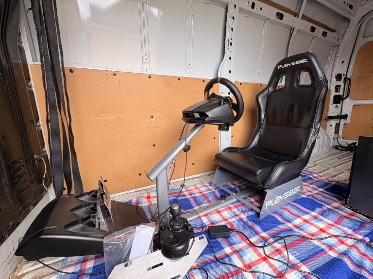 Playseat Gaming Seat with Steering Wheel, Gear Stick and Pedals