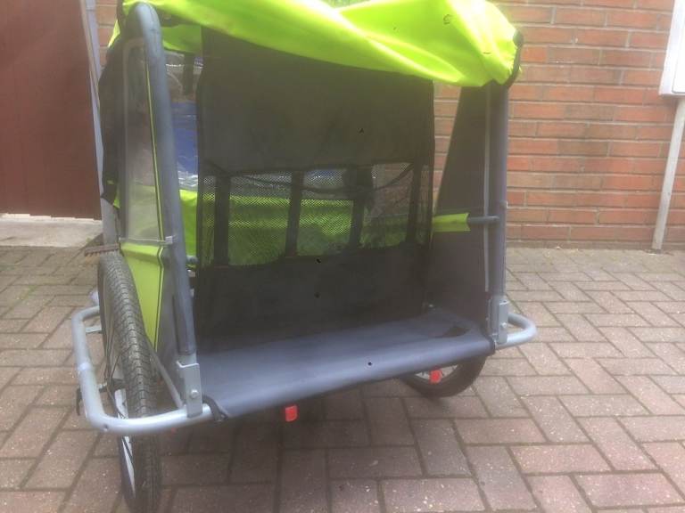 2015 B-Twin Folding Bicycle Child Trailer W/Removable Cover