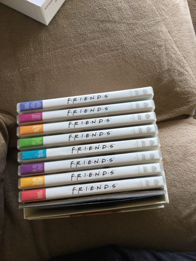 Friends 8 DVD box set with exclusive, extended & unseen features.