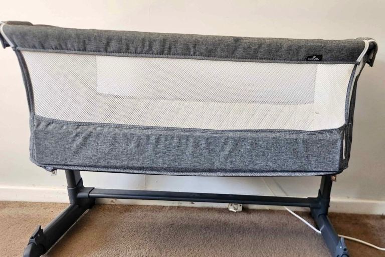 Next to me  Style Baby Co-Sleeper Crib - Grey