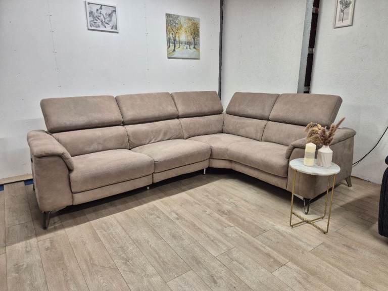 DFS Tahiti Beige Electric Recliner Corner Sofa Delivery Available