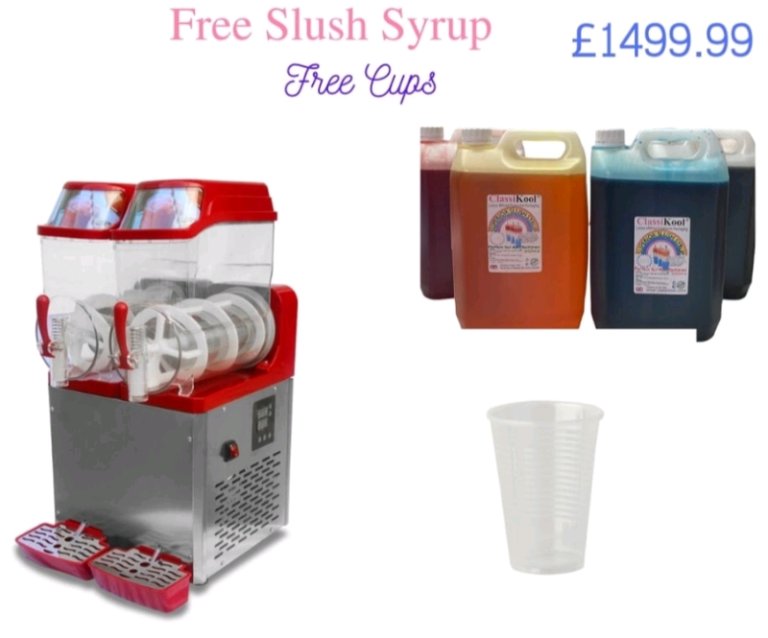  Brand New Commercial Slush Machine with Free stock 