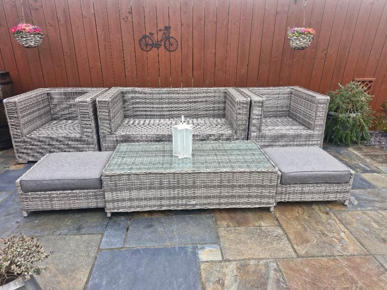 Rattan Garden Sofa Set