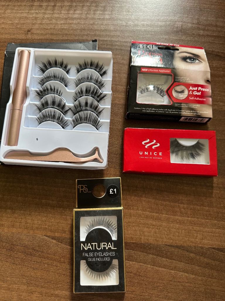 Various False Eyelashes - New and Unused