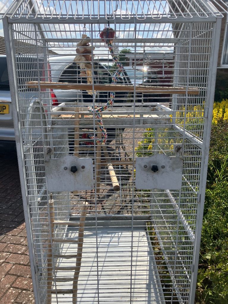 Parrots cage and stand 