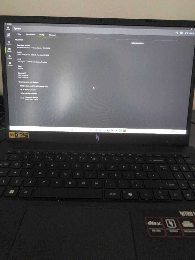 Acer Nitro V 15 Laptop 