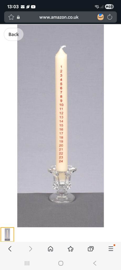 Christmas Candle.