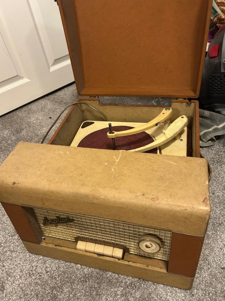 Antique Vintage Amplion Record Player