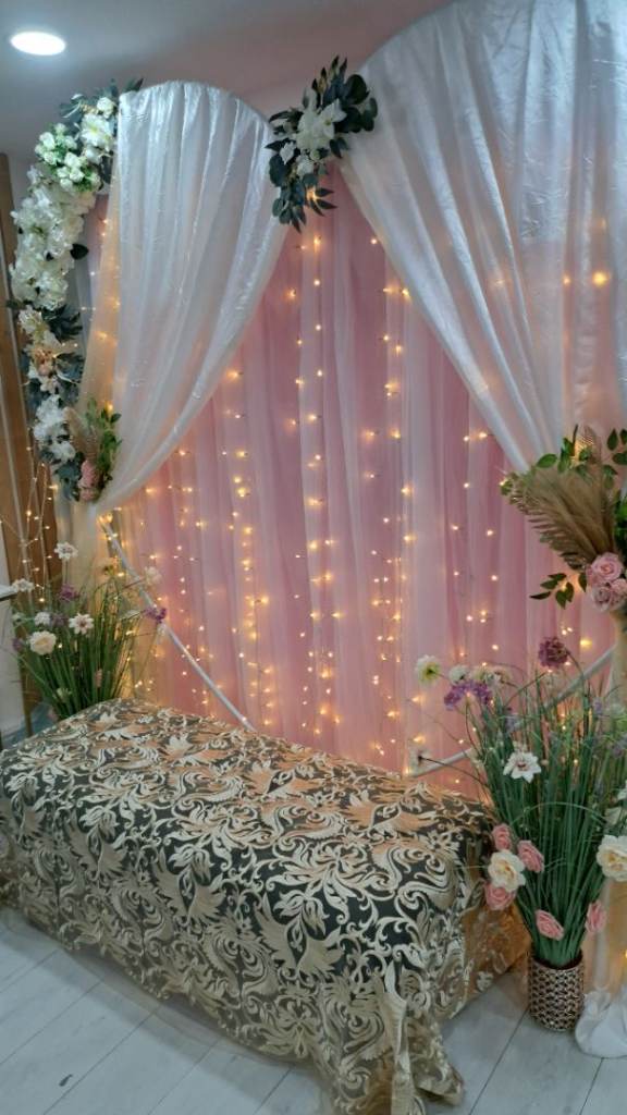 Wedding stage set up