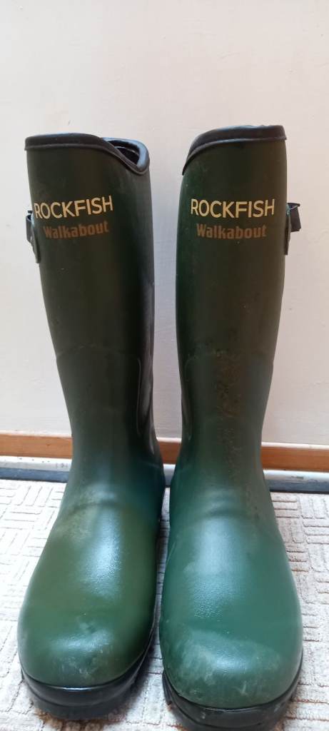 RockFish Walkabout Wellington Boots With Neoprene Lining Together With Carry Bag