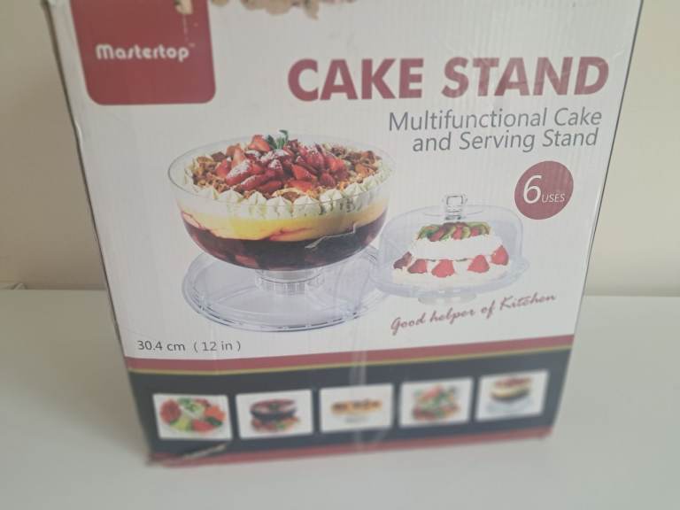 Mastertop Multifunctional Cake Stand - New in Box