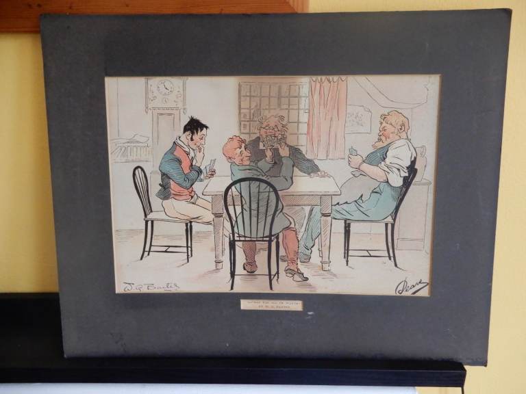 WG Baxter Print (replica) Nap for all I'm worth