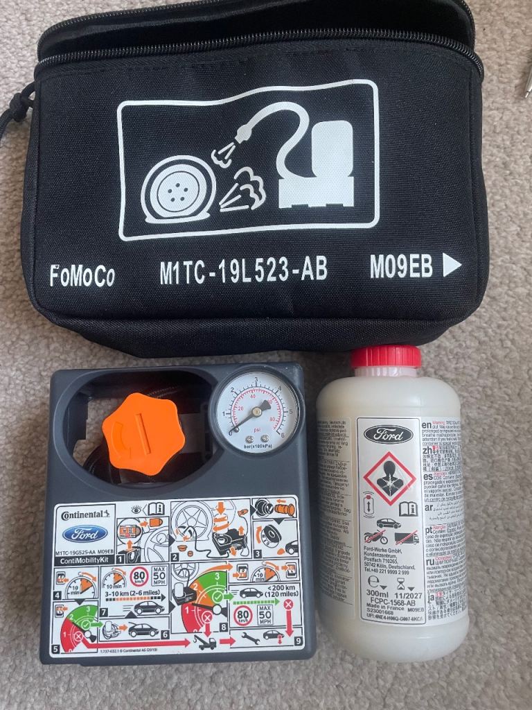 Ford ContiMobilityKit Tyre Repair Kit - As Good As New