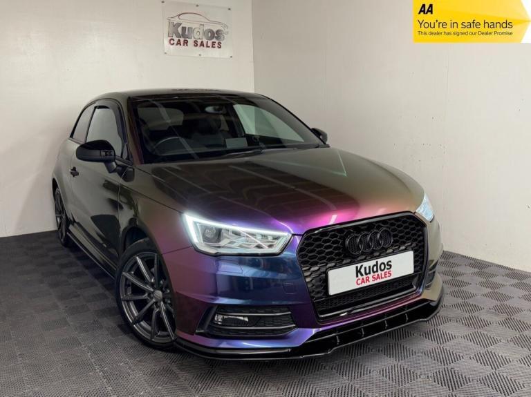 2015 Audi A1 1.4 TFSI S LINE 3dr **STUNNING CHAMAELEON PURPLE** - HALF LEATHER HATCHBACK Petrol M...