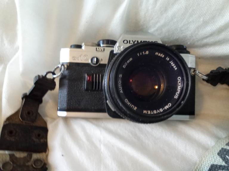 OLYMPUS OM 10 CAMERA & ZUIKO 50mm LENS-OFFERS CONSIDERED. 