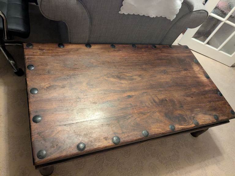 Oak coffee table