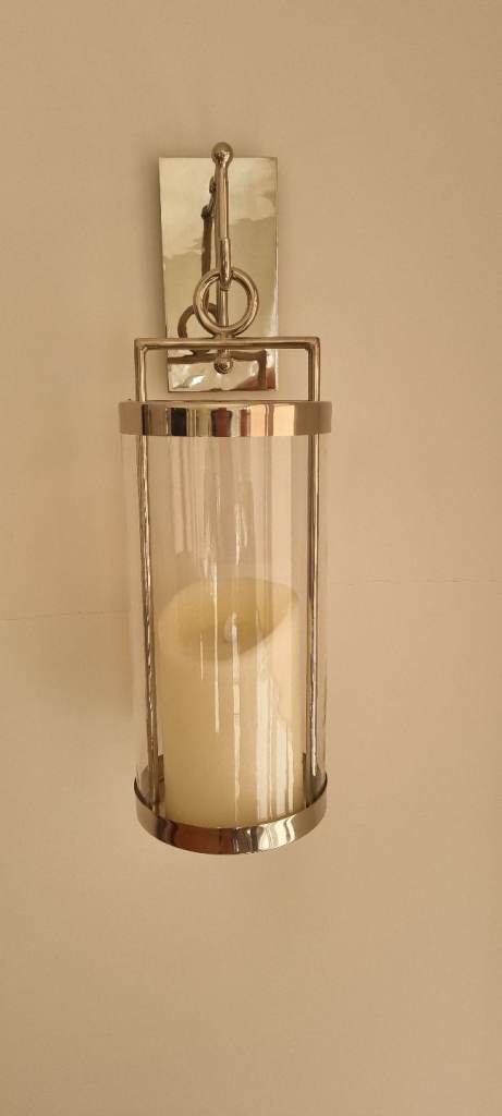 Wall hanging candle sconce