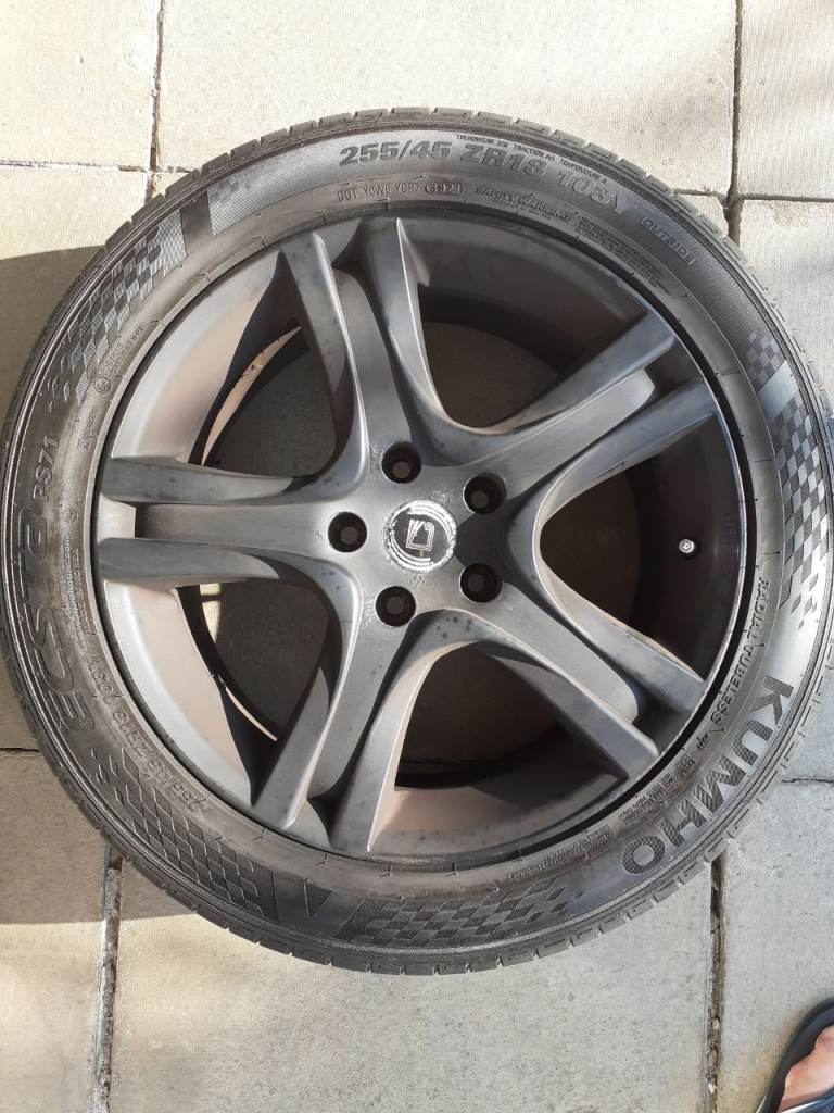 Title…..  VW Transporter T5/T5.1 18” Black Alloy Wheels – Load Rated – 245/45 R18 Tyres