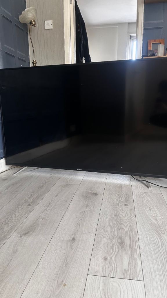 65” Sharp TV (NO PICTURE) Spares or repairs 