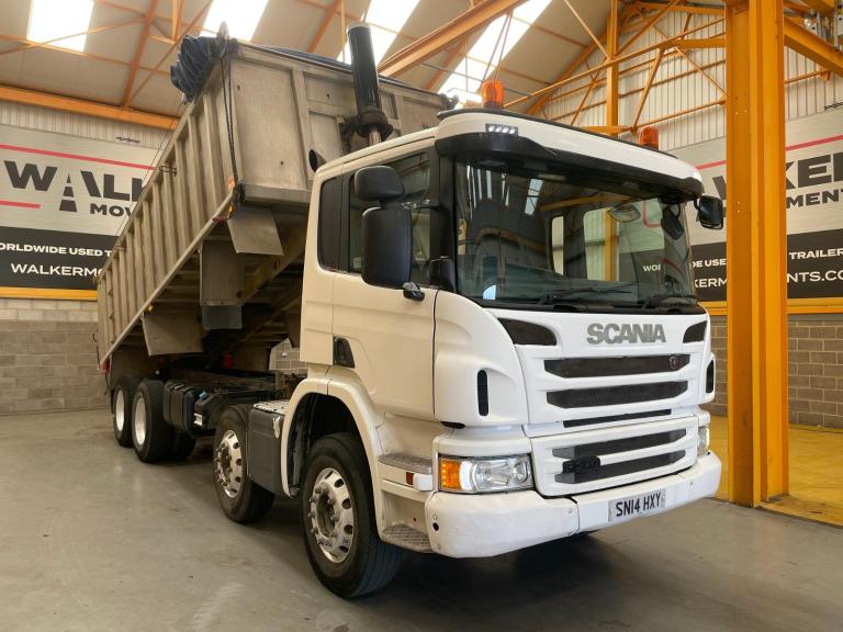 SCANIA P370 *EURO 6* 8X4 ALUMINIUM AGGREGATE TIPPER – 2014 – SN14 HXY
